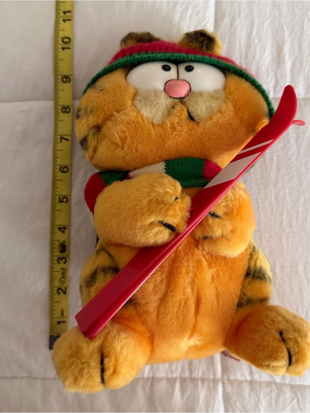 Vintage Garfield Dakin 1981 Ski Bum Skiing Winter Stuffed Animal Plush Nostalgia - Picture 3 of 5